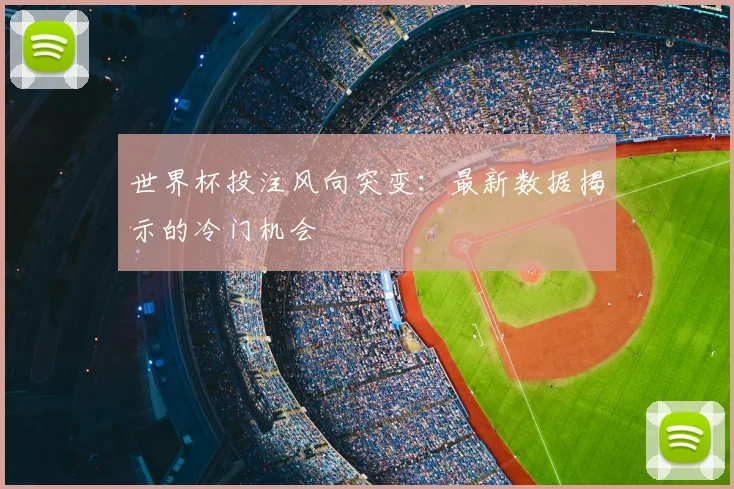 世界杯投注风向突变：最新数据揭示的冷门机会